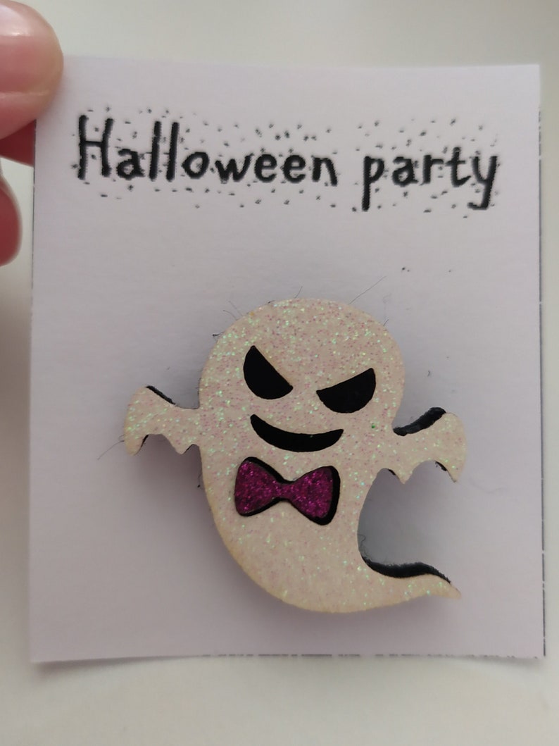 Broche fantasma de Halloween imagen 1