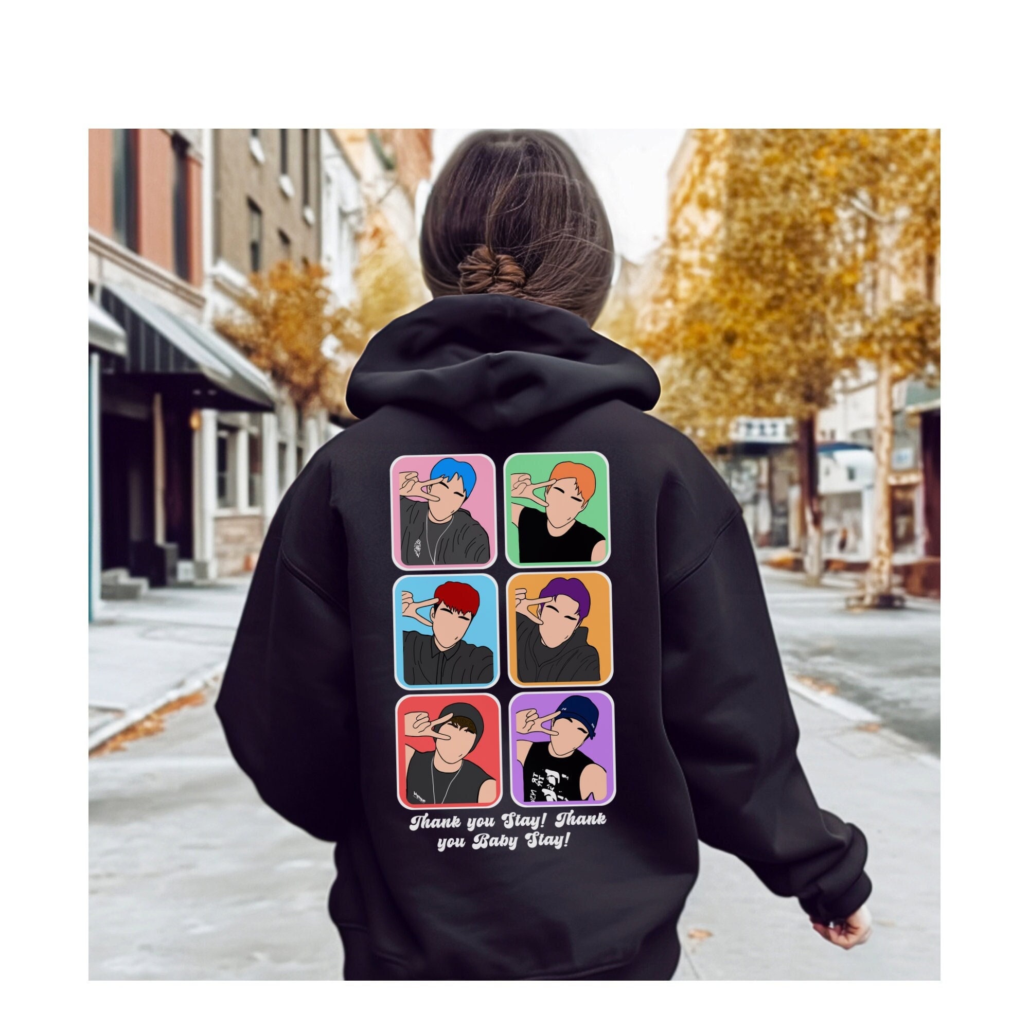 Stray Kids - スキズ stray kids ペンミ パーカー フーディー #LoveSTAY Stray Kids Lovestay Tracklist Hoodie, Stray Kids Merch Shirt