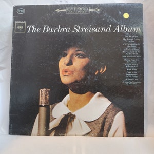 Vintage LP Vinyl Record Barbra Streisand The Barbra Streisand Album CS8807