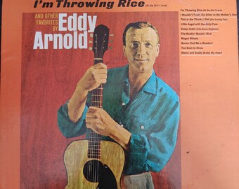 Disco in vinile LP vintage Eddy Arnold - I'm Throwing Rice RCA CAS-897(e) 12" 33 giri/min