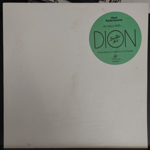 Vintage Vinyl Record &quot;Dion – An Hour With... Inside Job (Word Radio Special)&quot; 1981