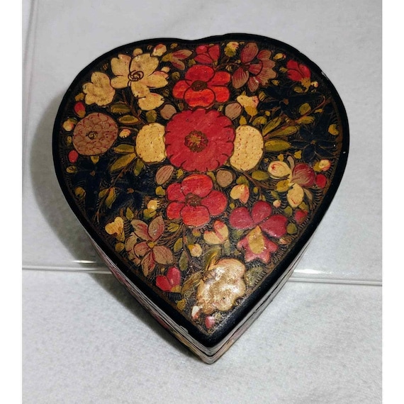 Handmade Heart Shaped Jewelry/Trinket Box - image 2