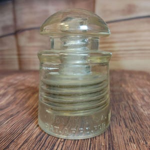 Antik A.p.p.d Für Klarglas-Isolator USA Made 4 &quot;Hoch
