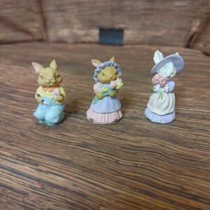 Russ Berrie and Company Miniature Easter Bunnies
