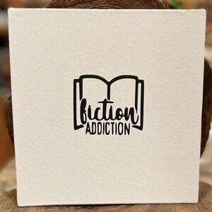 Fiction Addiction (great for small canvases) custom Signing Canvas made to order for your upcoming event…