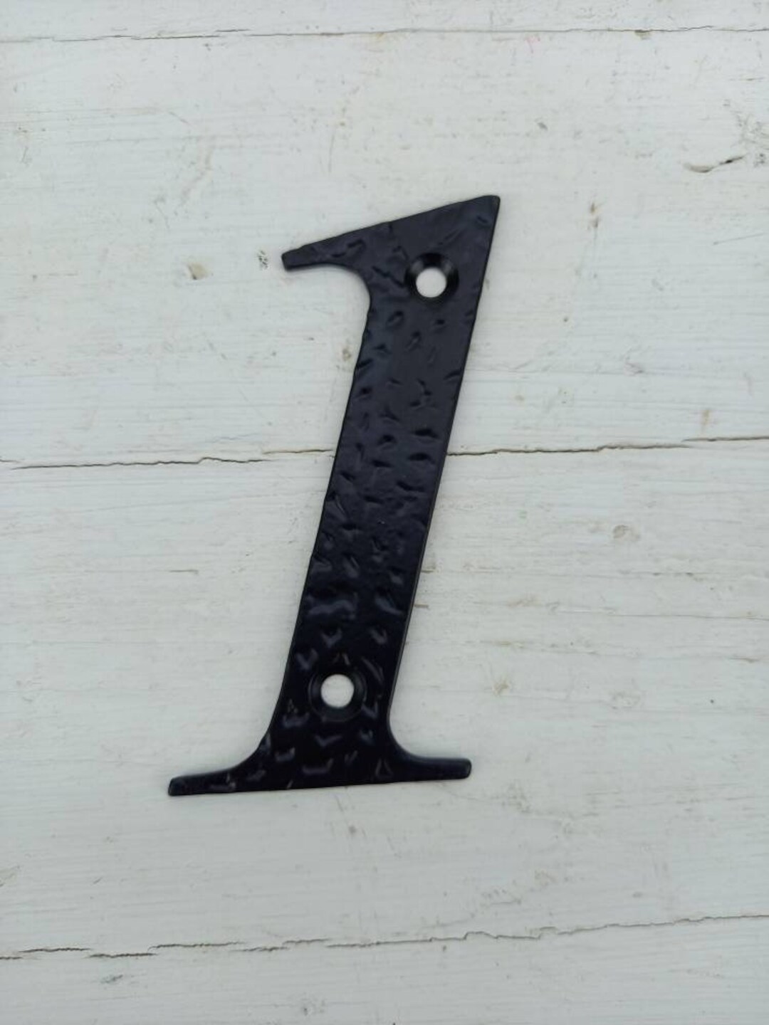 Black Wrought Iron Number Door Number 1 Preserved Wrought Iron Number 1