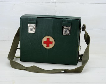 ヴィンテージ ソ連軍 メディックバッグ – 1980年代 野戦医療用