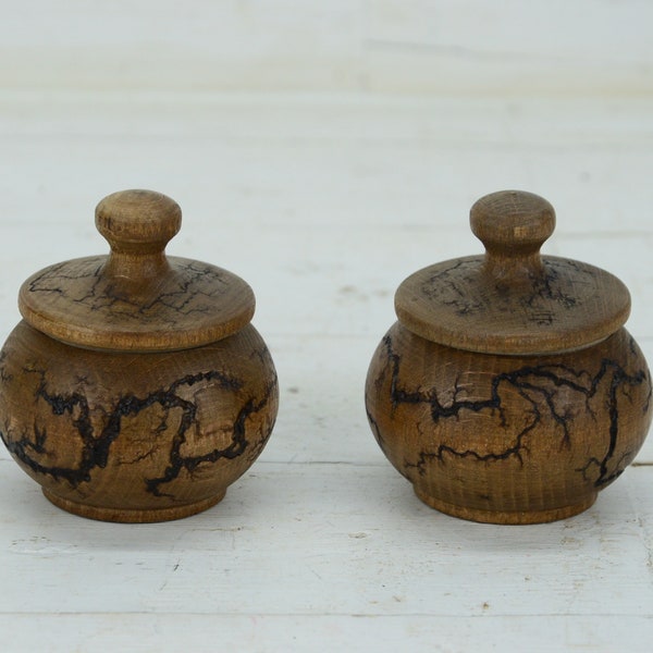 Wooden Salt Shaker Etsy