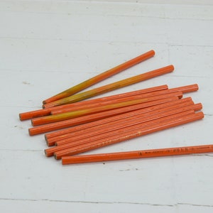 Vintage set of 12pcs  Bulgarian chemically pencils "HEMUS " - Pencils Set Unused - Old School Supplies - Office Supplies