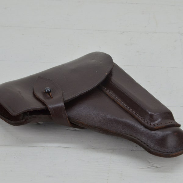 ONGEBRUIKT Bruin lederen holster voor Makarov - Sovjetleger lederen bruine holster - Holster PM Makarov pistool - Russische militaire Holster Makarov