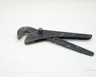 Vintage Französischer Rollgabelschlüssel - Altes Eisen Schraubenschlüssel Handwerkzeug für Handwerker - Antiker Französischer Schraubenschlüssel - Retro Schraubenschlüssel