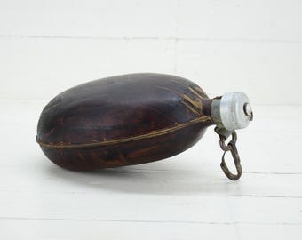 軍用水筒　ミリタリーアンティーク ヴィンテージ ミリタリー キャンティーン 黒 オリジナル【Swiss Army