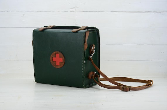 Green Military Medical Bag - Vintage Medical Bag - Military First