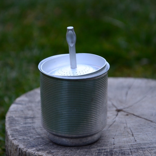 Vintage tea strainer - Aluminum tea filter - Reusble tea filter - Metal filter for black tea - Filter for tea - Tea infuser