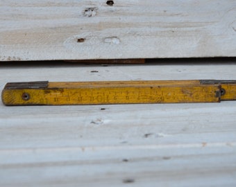 Règle de menuisier pliante publicitaire de 2M en bois - ARA - Vertlapub