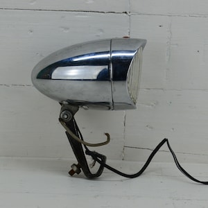 Vintage bicycle lamp - Moped headlight - Old cicycle lamp - Bicycle accessories - Mountable bike lamp - Motor lamp