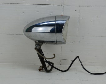 Vintage bicycle lamp - Moped headlight - Old cicycle lamp - Bicycle accessories - Mountable bike lamp - Motor lamp