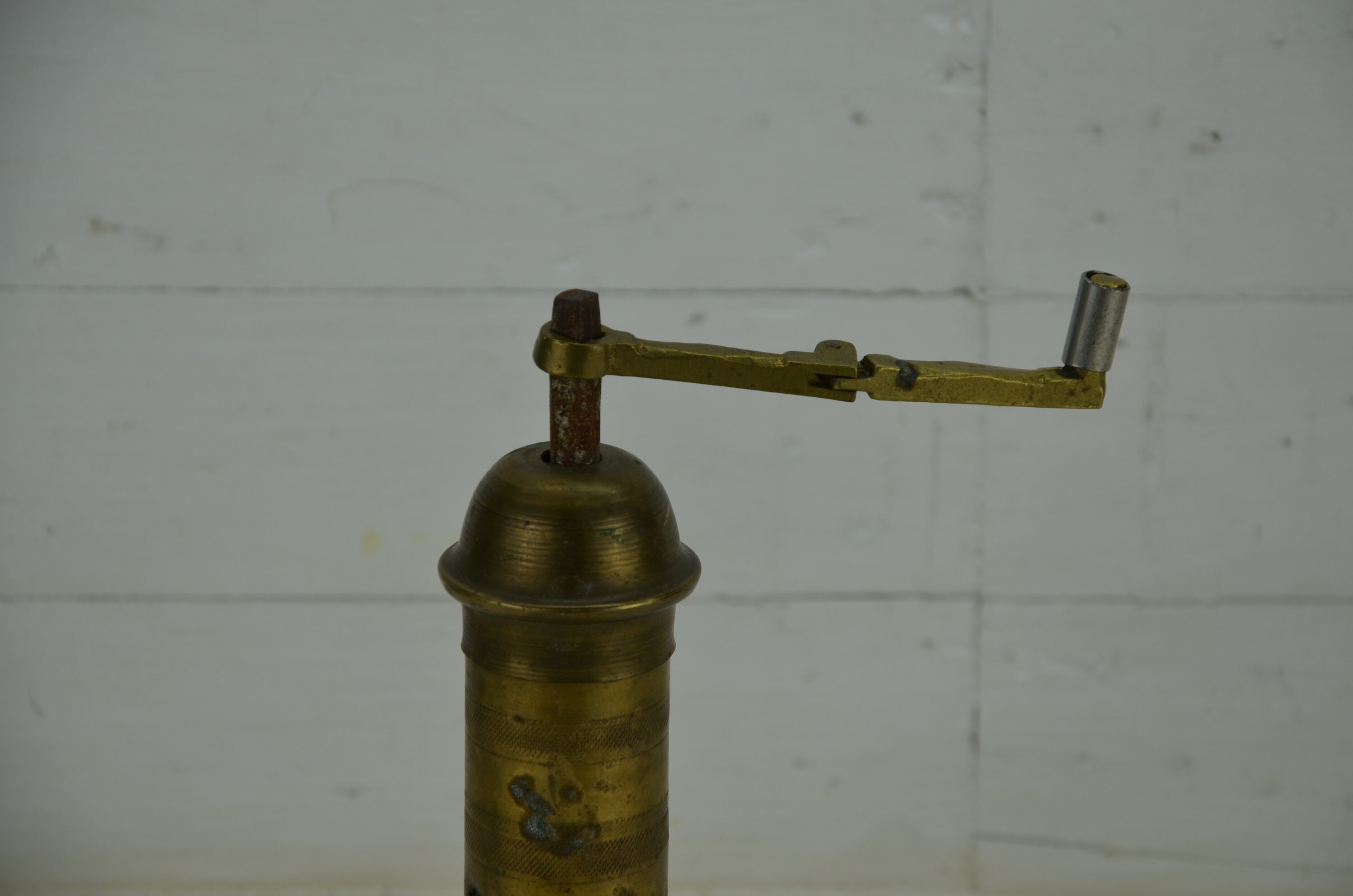 Vintage Turkish Coffee Grinder Antique Ottoman Turkish Brass Coffee Middle Spice Mill Rustic