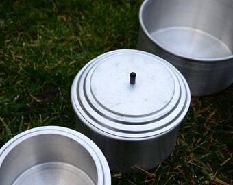 Lot D'Ustensiles De Cuisine Camping Vintage – Aluminium – Années 50/60