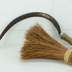 Old hand sickle - Hand primitive farm tools - Antiqe hand sickle - Vintage farmhouse tools - Rustic home decor