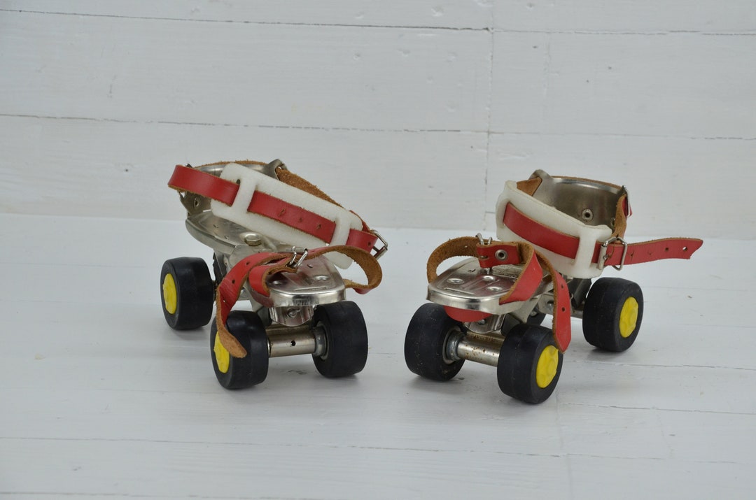 Old Children German Roller Skates Metal Roller Skates Etsy
