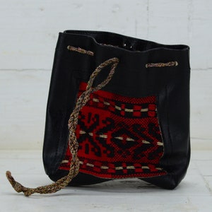 Leder Geldbeutel - Traditionelle bulgarische Leder Geldtasche - Echtes Leder Brieftasche - Handgemachte Leder Geldtasche