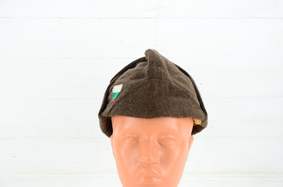 Old Bulgarian army soldier's winter hat WW2 - Sol… - image 3