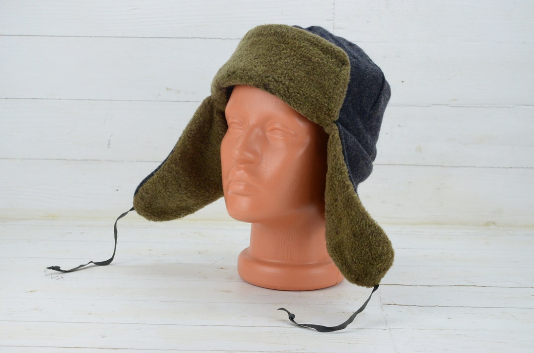 Old Soviet Ushanka Soldier Winter Hat Traper Hat Army Etsy
