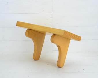 Altes Wandregal aus Holz - Holzregal - Wanddekor - Handgemachtes Regal - Wandregal