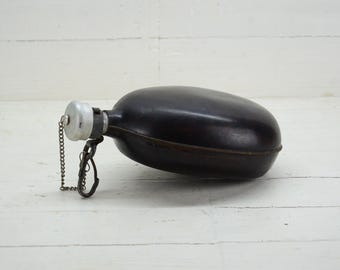 Cantimplora militar de aluminio - Cantimplora de soldado - Cantimplora de aluminio - Botella de agua de aluminio - Cantimplora - Cantimplora de agua del ejército