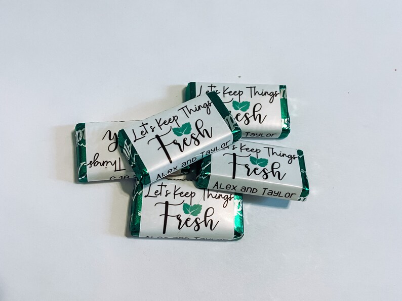Customized Andes Mints Mint to Be Engagement Party/wedding Etsy
