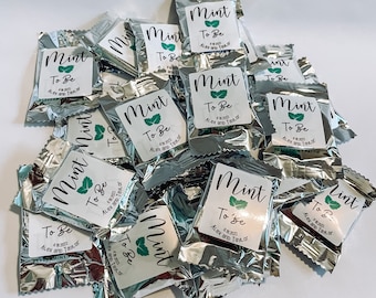 Customized York Peppermint Patties | Engagement Party or Wedding Favors in Bulk | Personalized York Mints for Party Guests | Labels Only