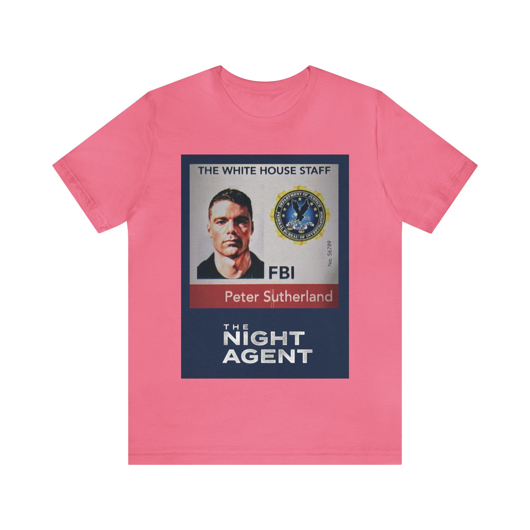 The Night Agent T-shirt(ships from USA - FBI ID Badge Soft Cotton