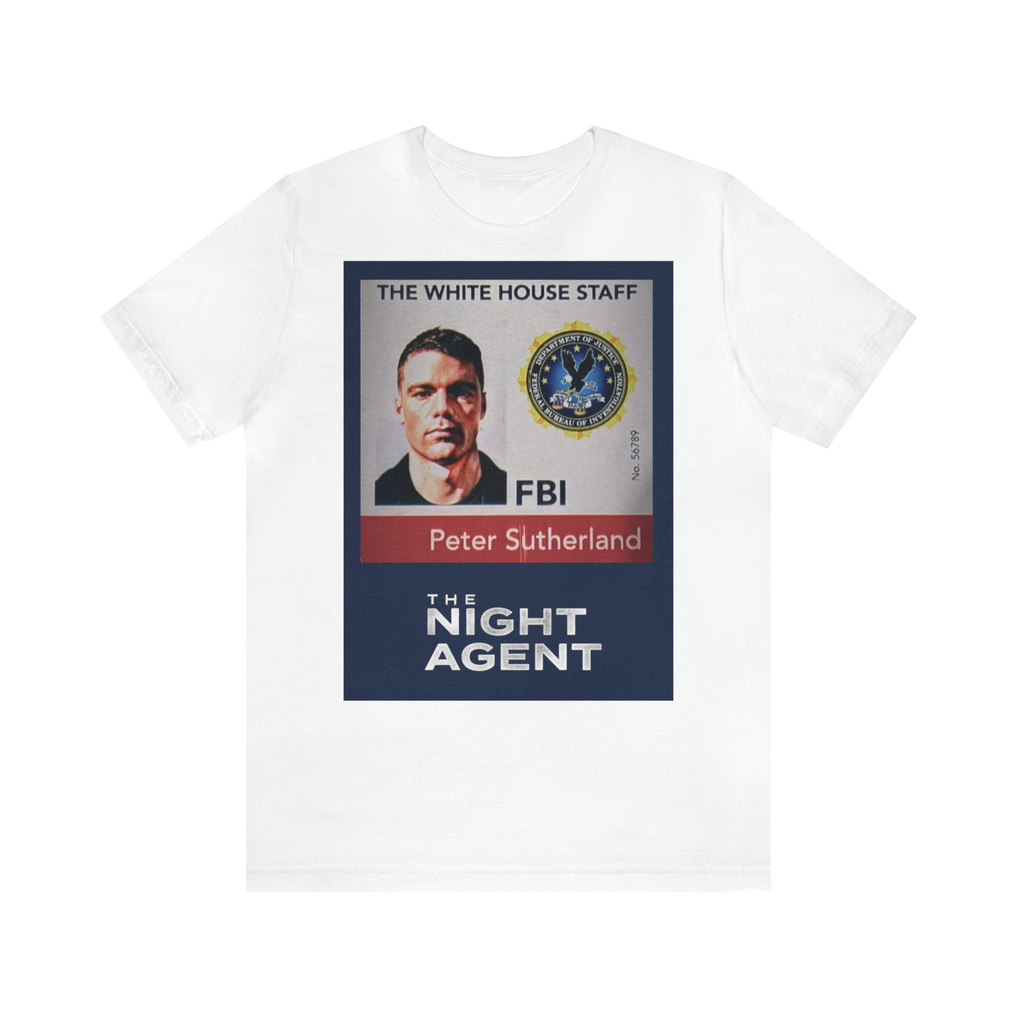 The Night Agent T-shirt(ships from USA - FBI ID Badge Soft Cotton