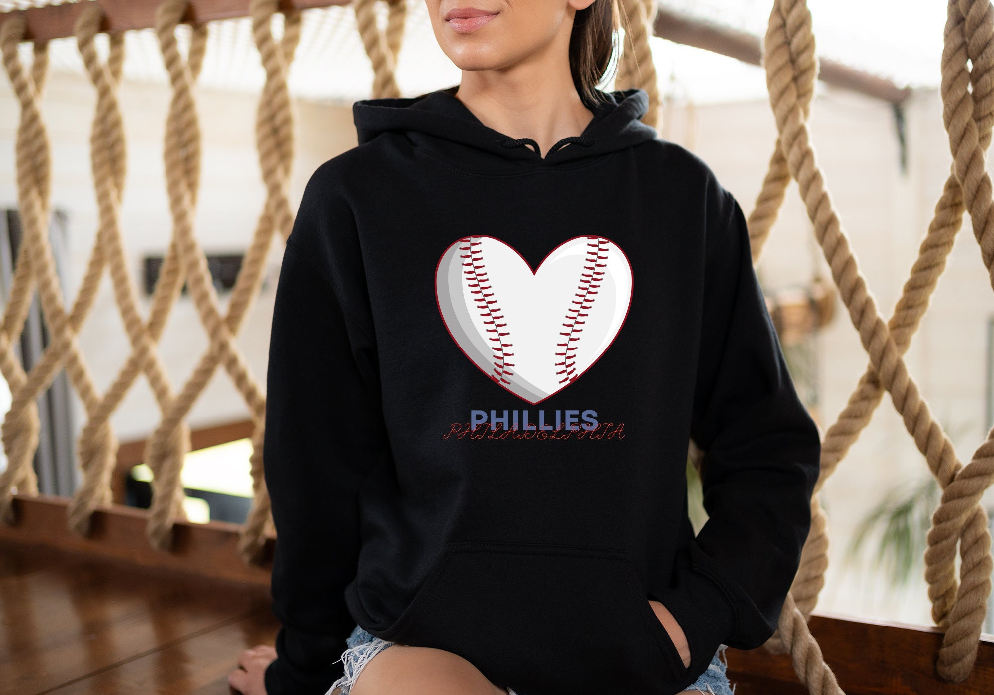 Phillies Heart Hoodie-sweatshirt-shirt Phillies Retro 