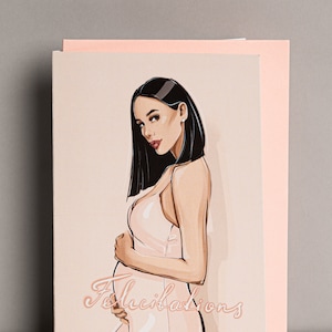 Glückwunschgrußkarte, Schwangerschaftskarte, zukünftige Mutter, Karten für neue Mutter, neues Baby, Karte für Geburtsgeschenk