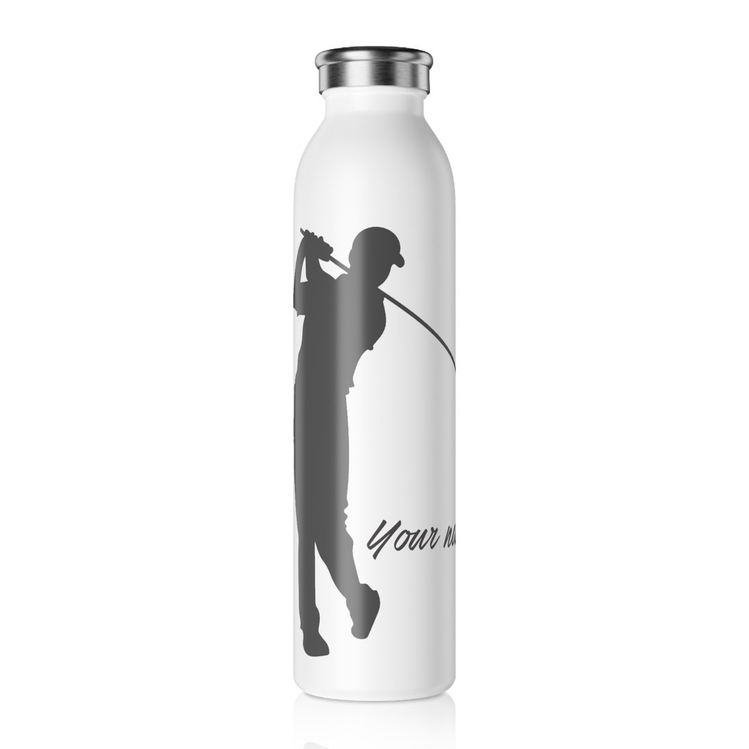 GOLF WATER BOTTLE Golf Gift Water Bottle Insulated Golf Theme Etsy