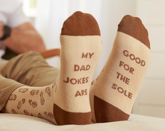 Dad Joke Dress Socks, Funny Socks For Men, Father's Day Gift