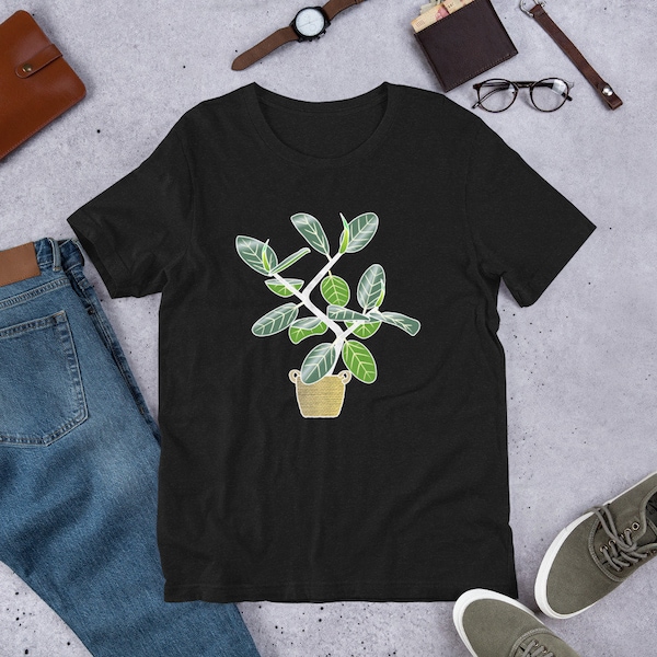 Ficus benghalensis 'Audrey' Sacred Fig Tree Houseplant Unisex t-shirt