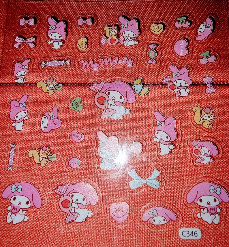 Cinnamoroll Kuromi My Melody Nail/small Stickers Etsy Denmark