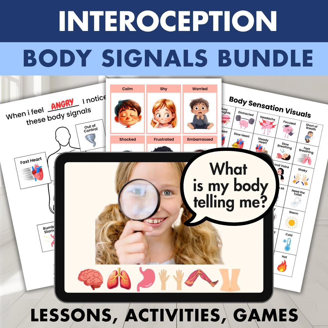 Interoception & Body Awareness Activities | Autism OT Therapy, Feelings ...