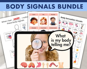 Interoception & Body Awareness Activities | Autism OT Therapy, Feelings, Sensations, Emotions Boom Cards for Self Regulation