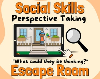 Autism Social Skills Escape Room Game, Perspective Taking (Boom Learning)