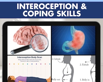 Coping Skills Activity: Interoception Deep Breathing & Mindfulness Scenario Cards (Boom Learning)