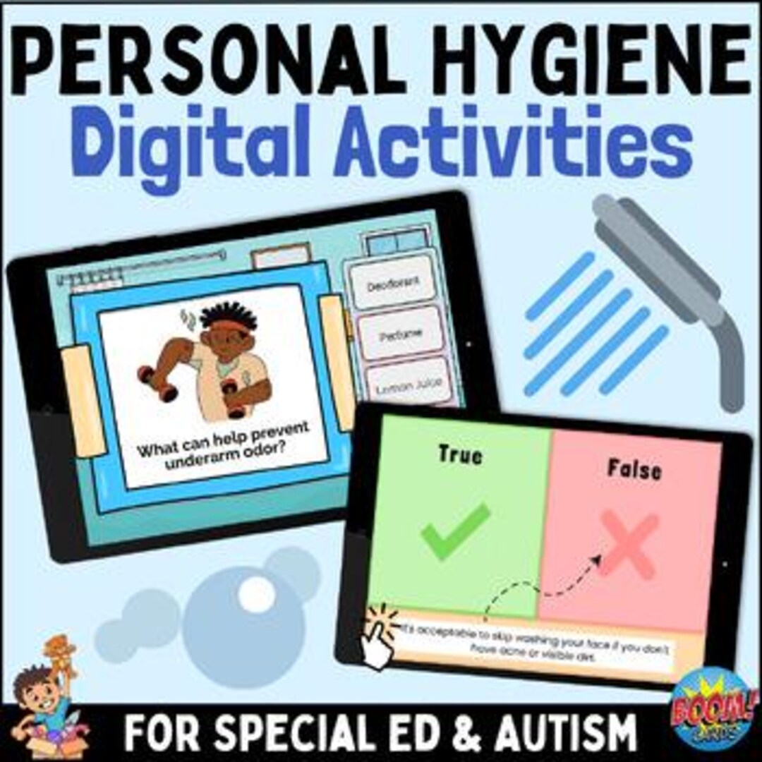 Personal Hygiene Quiz | Boom Cards | Teens With Autism, Life Skills ...