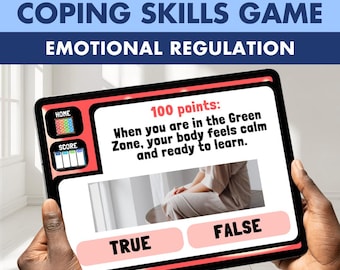 Emotional Regulation GAME SHOW | Zones, Feelings & Coping Skills Activity (Boom Learning)