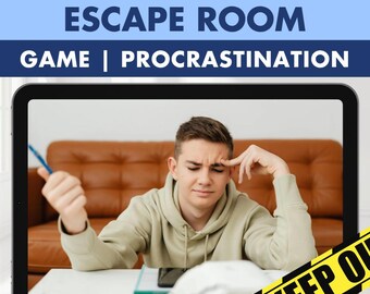 Task avoidance, Refusal, Procrastination, Executive Functioning: SEL Escape Room Game, Teens, Autism (Boom Learning)