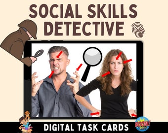 Detective sociale vaardigheden: activiteit lichaamstaal en gevolgtrekkingen (boomkaarten)