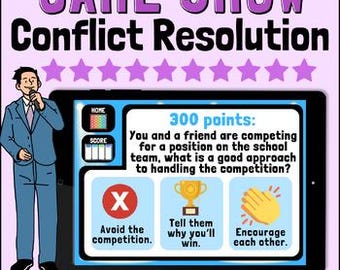Conflict Resolution Game Show: Social Skill Activity for Teens with Autism