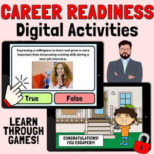 Competenze occupazionali e preparazione al lavoro: attività digitali e giochi per autismo + educazione speciale - Rispondi al colloquio e alle domande sul curriculum